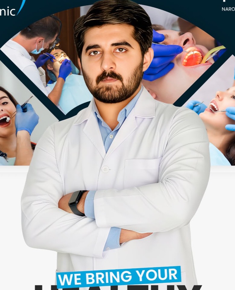 Dr. Faizan Ali Shahid, lead dentist at Narowal Dental Clinic